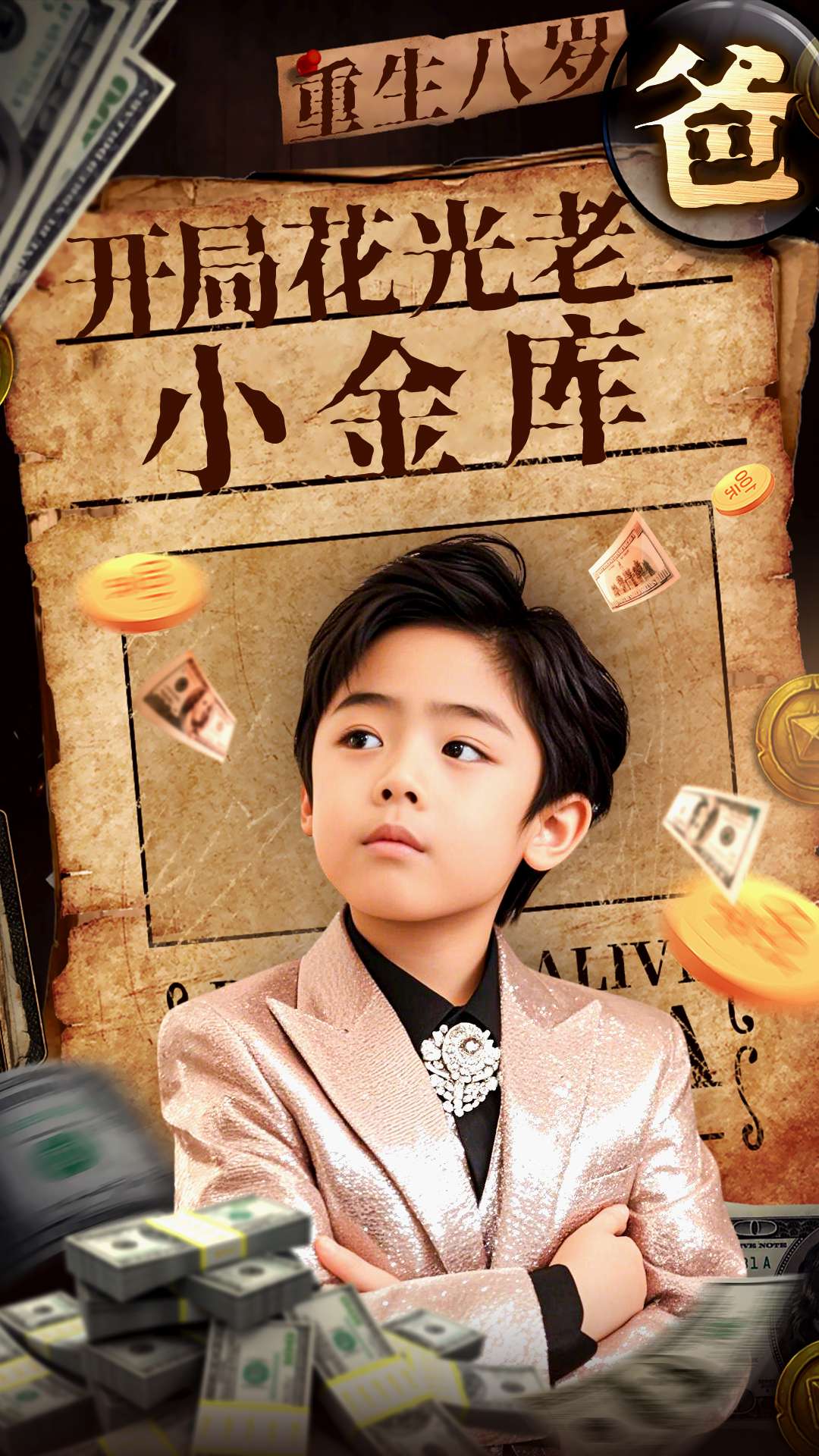 重生八歲，開局花光老爸小金庫(全集)